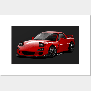 Mazda RX-7 FD Posters and Art